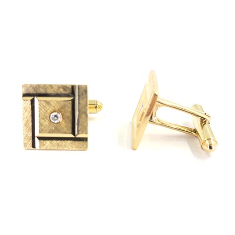 Florentine texture diamond cufflinks Miami FL Coral Gables Jae's .